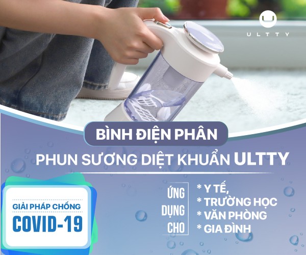 Bình điện phân phun sương diệt khuẩn Ultty SKJ-CRS01 có tốt không?