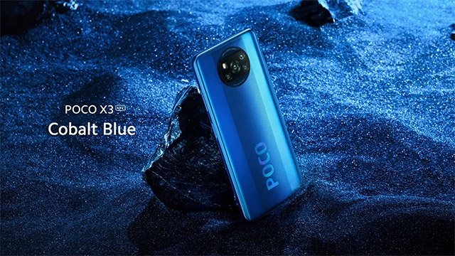 Poco X3 NFC màu xanh coban