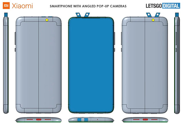 Hình ảnh từ bằng sáng chế mới của Xiaomi