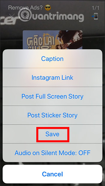Cách download Story Instagram có nhạc trên điện thoại - Ảnh minh hoạ 10