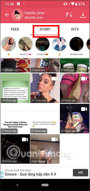 Cách download Story Instagram có nhạc trên điện thoại - Ảnh minh hoạ 3