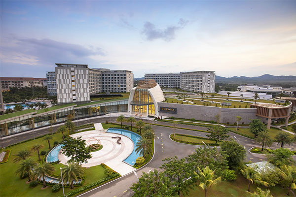 Toàn cảnh bên ngoài Corona Casino tại Phú Quốc