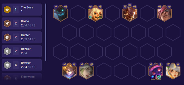 đội hình thần rừng dtcl