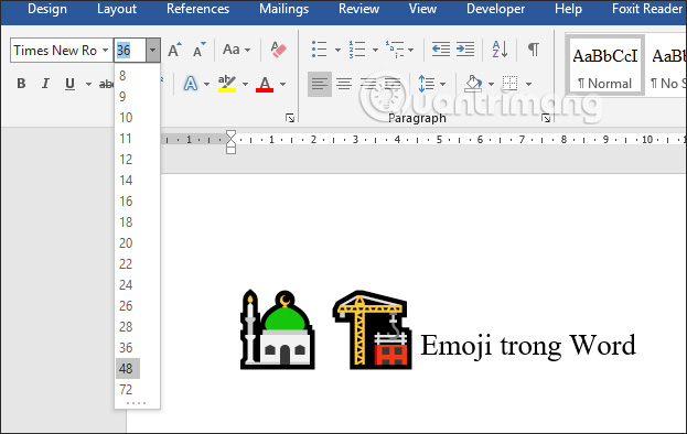 Cách chèn emoji vào Word, chèn biểu tượng cảm xúc vào Word - Ảnh minh hoạ 2