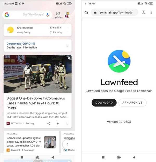 Google Feed