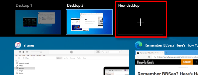 Cách chuyển đổi nhanh chóng giữa các desktop ảo trên Windows 10