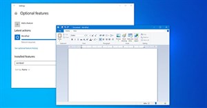 Cách cài đặt/gỡ cài đặt Microsoft WordPad trong Windows 10