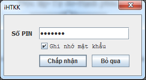 Nhập mã PIN