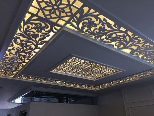 Mẫu trần thạch cao tạo hình CNC mang đến không gian sáng tạo.
