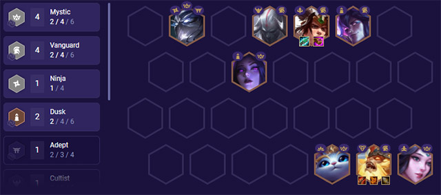 đội hình chiến tướng dtcl mùa 4