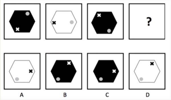Hình nào còn thiếu trong dấu hỏi chấm?