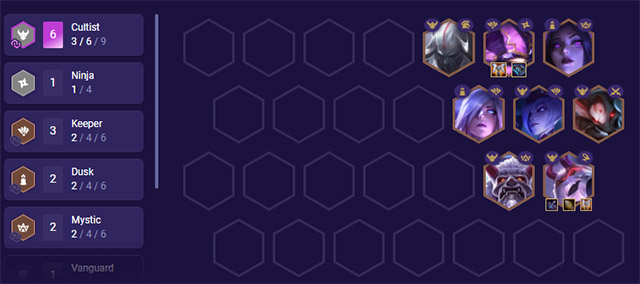 đội hình 6 cuồng giáo