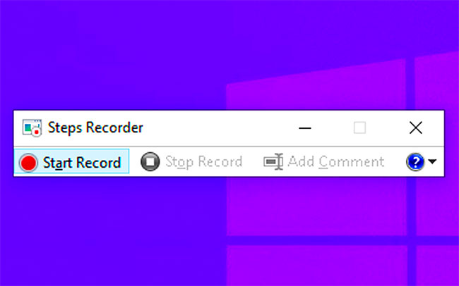 Steps Recorder là một công cụ hỗ trợ và khắc phục sự cố