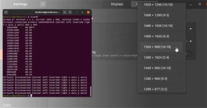 Cách thay đổi độ phân giải màn hình trong Ubuntu