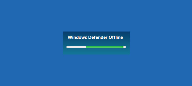 Chạy quét Windows Defender Offline