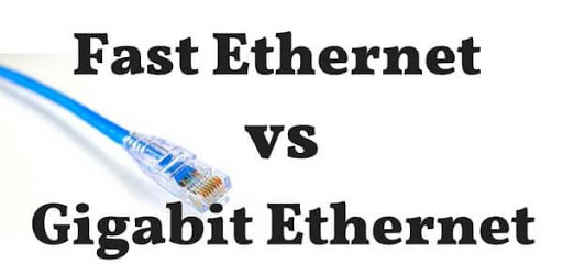 Sự khác biệt lớn nhất giữa Fast Ethernet và Gigabit Ethernet là tốc độ