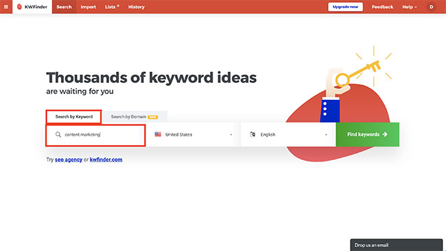 KWFinder là một công cụ nghiên cứu và phân tích từ khóa của Mongools