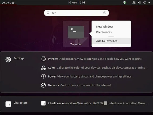 Khắc phục lỗi Ubuntu không thể mở Terminal