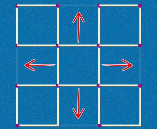 Bài toán di chuyển que diêm 