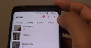 Cách ẩn album ảnh trên điện thoại Samsung