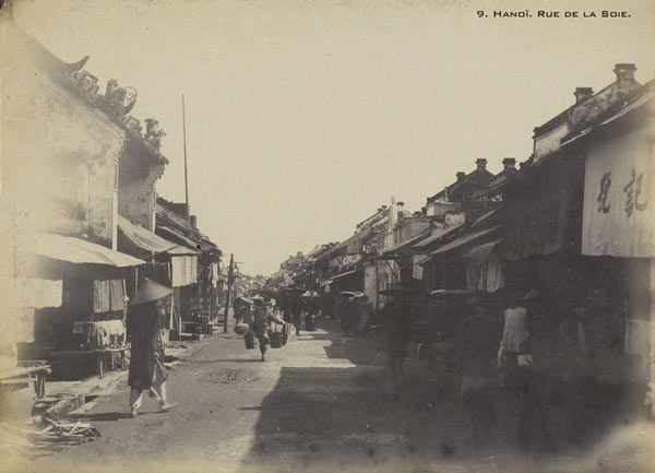 Quang cảnh phố Tơ Lụa (rue de la Soie) năm 1899 1
