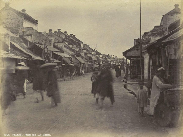 Quang cảnh phố Tơ Lụa (rue de la Soie) năm 1899 2