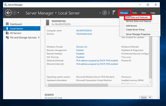 Hướng dẫn cài đặt Active Directory trên Windows Server 2016 và nâng cấp lên DC