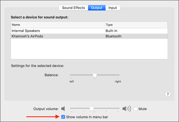 Cách điều chỉnh âm lượng trên Mac