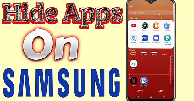 Cách ẩn ứng dụng trên điện thoại Samsung Galaxy - QuanTriMang.com