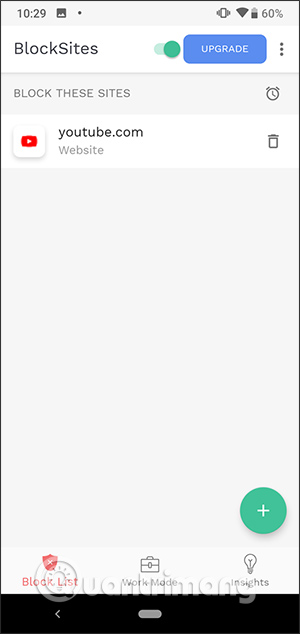 Chặn trang web