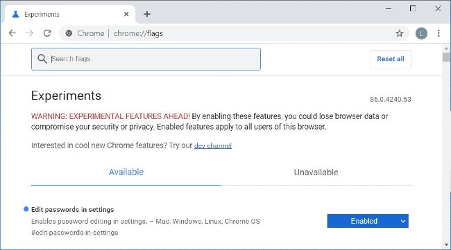 Google Chrome sắp cho sửa mật khẩu đã lưu