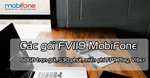 Cách đăng ký FV119 MobiFone nhận combo ưu đãi data, gọi thoại