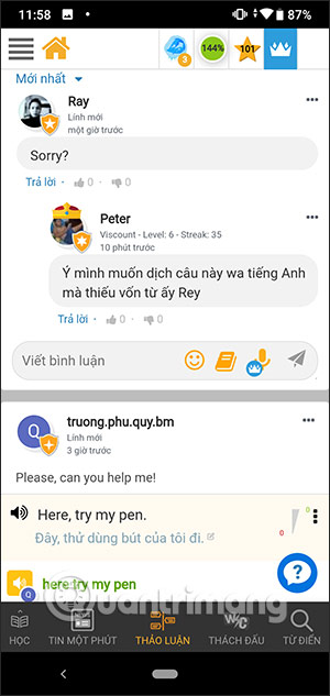 Phần Thảo luận