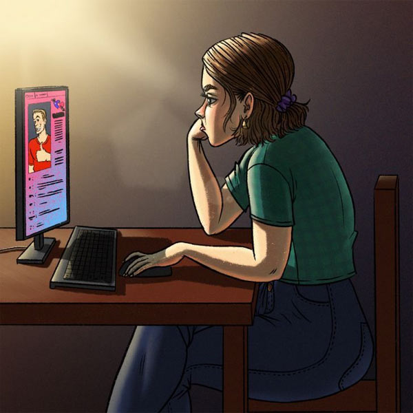 Người thành phố tìm hiểu đối tượng qua Internet