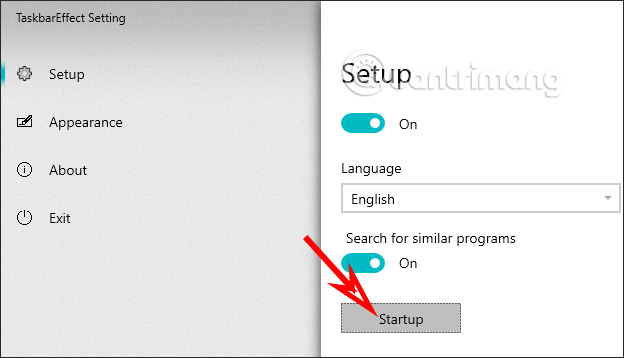 Khởi động cùng Windows