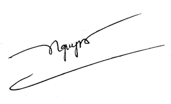 Mẫu chữ ký tên Nguyên