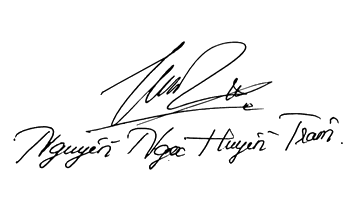 Mẫu chữ ký tên Huyền Trâm
