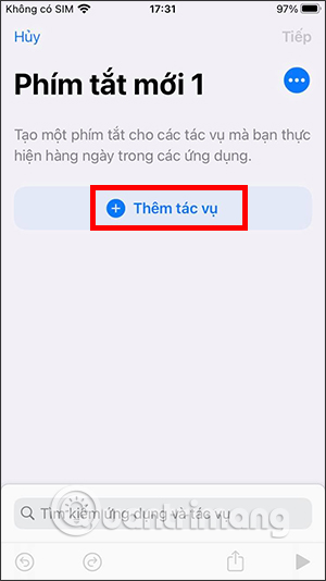 Thêm tác vụ