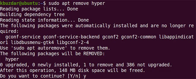 Cách cài đặt Hyper Terminal trong Ubuntu 20.04