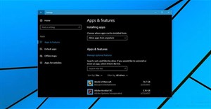 Cách chọn vị trí cài đặt ứng dụng trong Windows 10