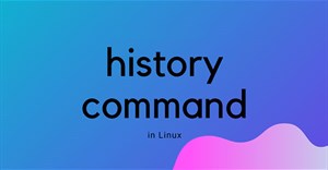 Cách sử dụng lệnh history trong Linux