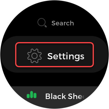 Chọn Settings