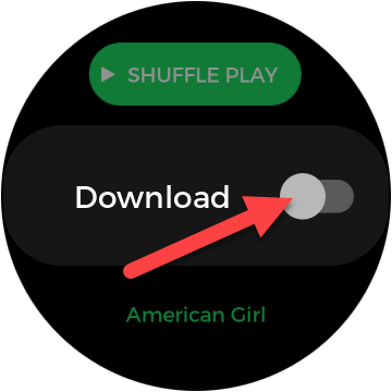 Bật chế độ Download