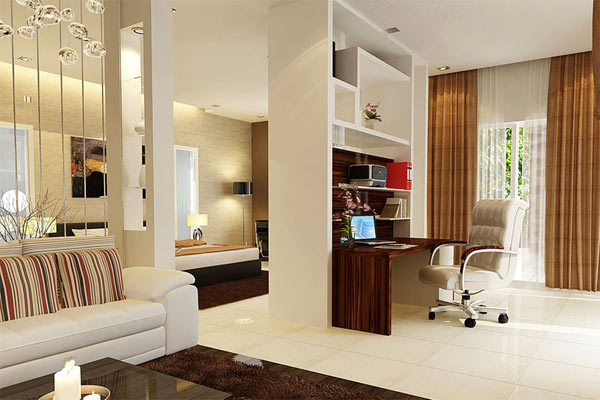 Tường thạch cao phòng khách đẹp