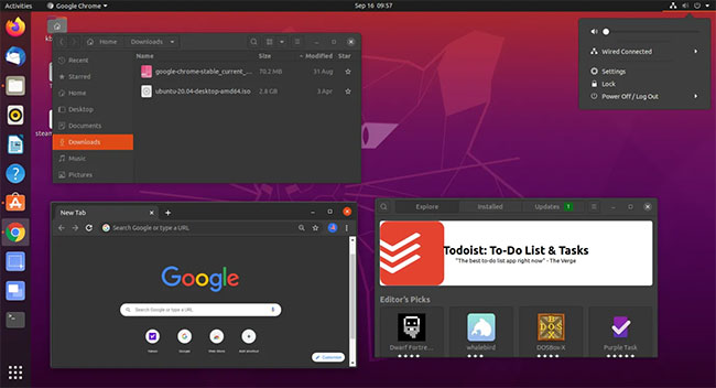 Cách bật Dark Mode trong Ubuntu 20.04 LTS