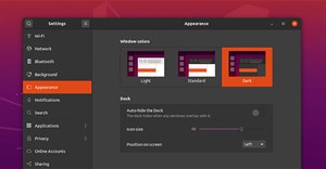 Cách bật Dark Mode trong Ubuntu 20.04 LTS