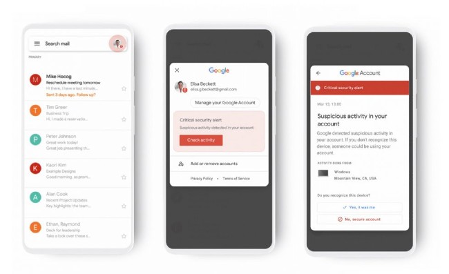 Google thêm tính năng cảnh báo bảo mật tài khoản hữu ích cho iOS