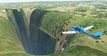 Phát hiện hố tử thần khổng lồ trong game Flight Simulator
