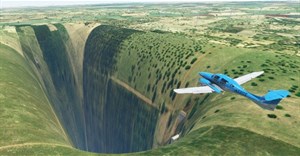 Phát hiện hố tử thần khổng lồ trong game Flight Simulator