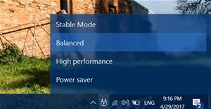 Cách khôi phục các power plan mặc định bị thiếu trong Windows 10